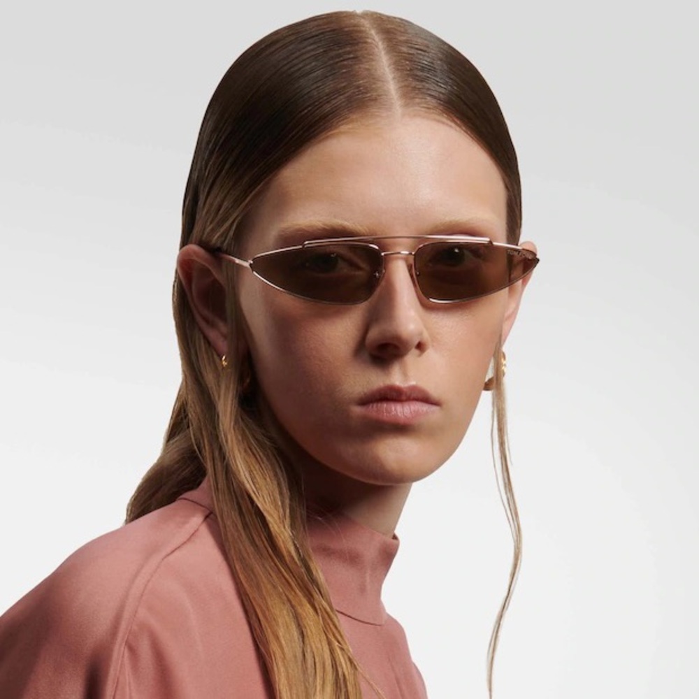NEW TOM FORD TF979 28G UNISEX GOLD METAL SUNGLASSES